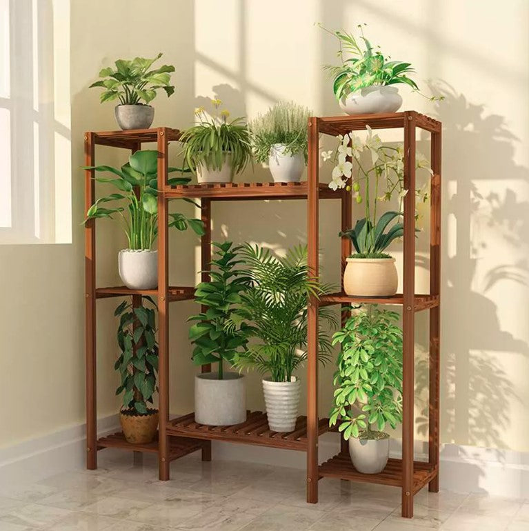 Flexible Combination Tall Plant Stand Corner Flower Pot Display Holder Rack
