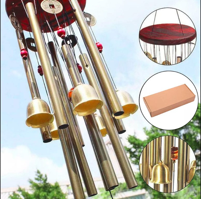 2pcs 34in Wind Chimes 10 Tube 5 Bells Metal Windchimes Outdoor Garden Decor Gift