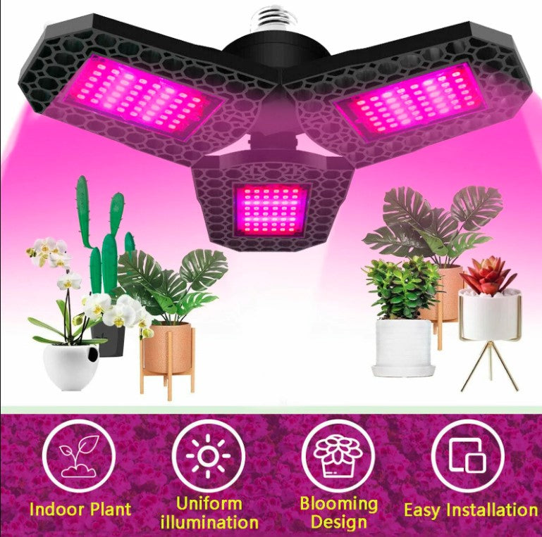 Full Spectrum 144LED Grow Light Plant Growing Lamp for Indoor Plants Hydroponics