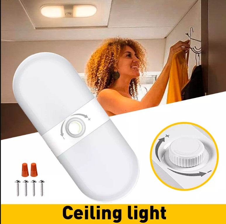 180LED 12V LED Ceiling RV Interior Camper Light Boat Trailer Double Dome Frost