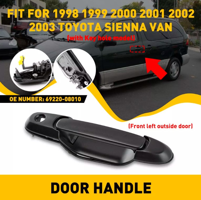 Front Exterior Door Handle LH Driver Side For 1998-2003 Toyota Sienna Van