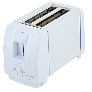 2 Slice Toaster With 7 Settings, 750 Watts, White