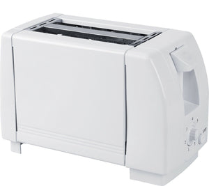 2 Slice Toaster With 7 Settings, 750 Watts, White