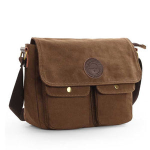 Vintage Men's Canvas Messenger Shoulder Bag Crossbody School Book Bags Satchel