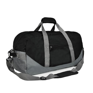 21" Sling Duffle Duffel Ditty Bag Sports Gym Bag Travel Black/Gray