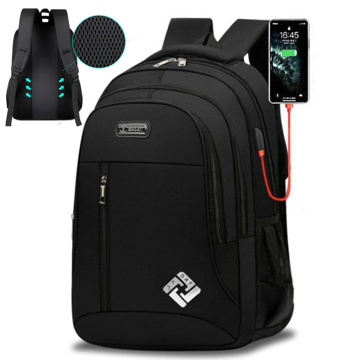 18" Travel Loptop Backpack Waterproof Computer Shool Bag Anti-theft Breathable