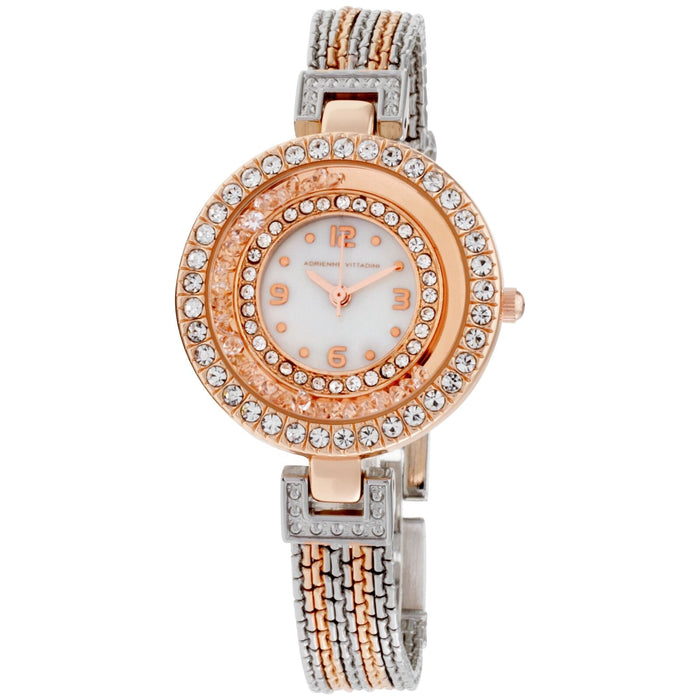 Womens Watch, Rose Gold Case, Silver/Rose Gold Metal Band