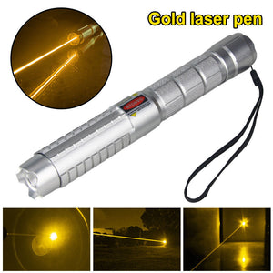 591nm Golden Yellow Laser Pointer Pen SOS Wicked Lasers Upgraded