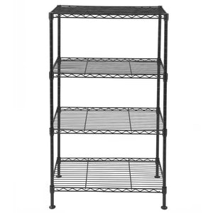 4-Tier Wire Storage Shelves Adjustable Shelving Units Steel Metal Rack Kitchen