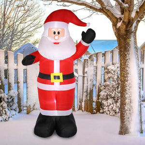 8FT Christmas Giant Inflatable Santa Claus for Outdoor Indoor Home Garden Party