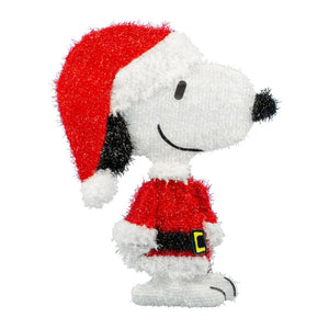 18 Inch Pre-Lit LED Snoopy Santa Indoor/Outdoor Holiday Decoration