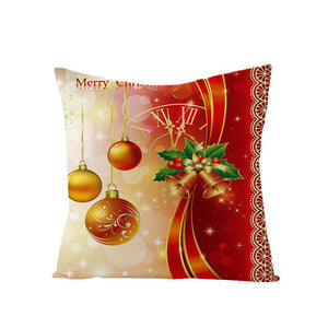 4PC Christmas Pillow Case Cover Sofa Pillowcase Cushion Cover Home Decoration