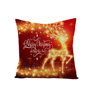 4PC Christmas Pillow Case Cover Sofa Pillowcase Cushion Cover Home Decoration