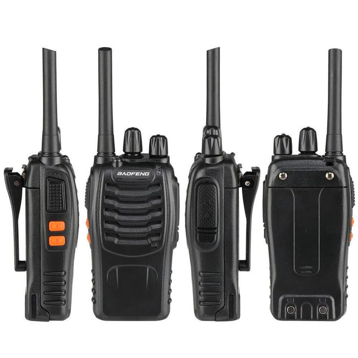 4 Pack Baofeng BF-88A 1500 mAh Two-Way Ham Radio Walkie Talkie Transceiver