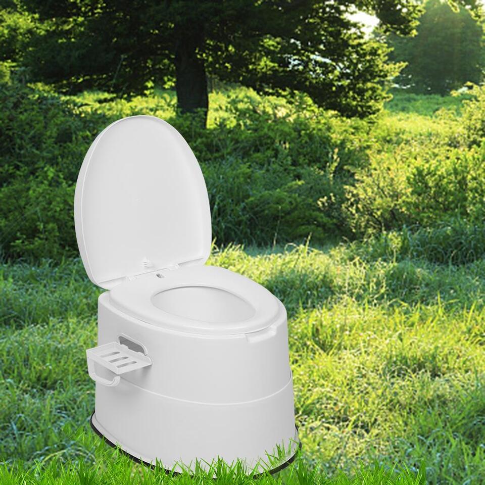 5L Portable Toilet Travel Camping Hygiene Detachable Outdoor Potty Commode