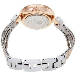 Womens Watch, Rose Gold Case, Silver/Rose Gold Metal Band