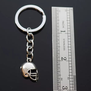 Football Helmet Charm Pendant Keychain Gift Coach Player Fan