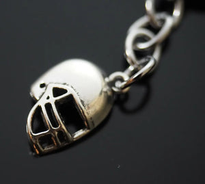 Football Helmet Charm Pendant Keychain Gift Coach Player Fan