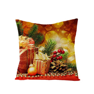 4PC Christmas Pillow Case Cover Sofa Pillowcase Cushion Cover Home Decoration