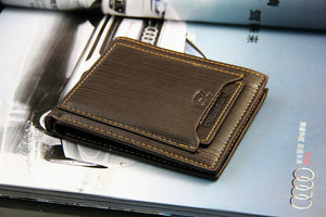 Fashion Men's Bifold Leather Wallet ID Credit Card Holder Billfold Purse Clutch