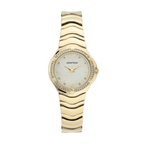 Women's Rose Gold-Tone Analog Watch with Swarovski Crystal Accents