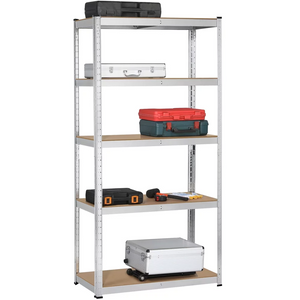 5Tier Freestand Garage Shelving Heavy Duty Storage Shelf Organizer Rack Units