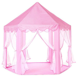 New Princess tent for kids bonus star string lights