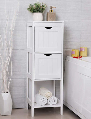 New White Cabinet For Bathroom A40 Storage