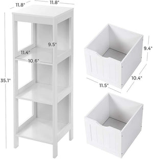New White Cabinet For Bathroom A40 Storage