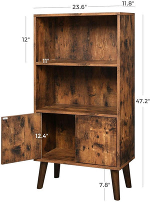 New In Box Wood Storage 2 Shelf Cabinet A55 Organizer