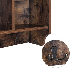 New Wall Hanging Shelf Storage Cabinets Coat Rack c26