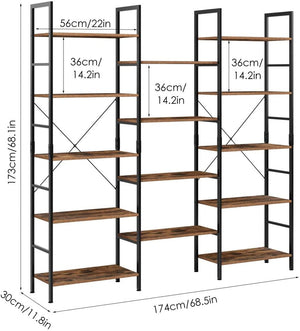 New In Box 68" Triple Shelves Organizer C52