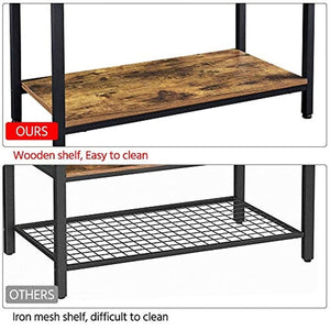 ⚡️NEW 4-Tier Industrial Kitchen Bakers Rack,Standing Baker\'s Racks,Microwave #1806 🌷