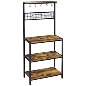 ⚡️NEW 4-Tier Industrial Kitchen Bakers Rack,Standing Baker\'s Racks,Microwave #1806 🌷