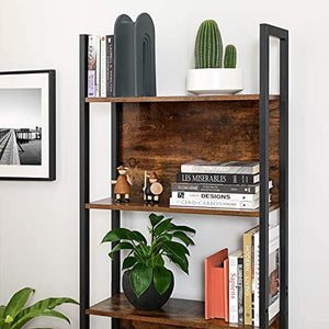 ⚡️NEW 5-Tier Bookshelf, Storage Rack Shelf, Bookcase with 5 Shelves, Steel Fra #2947 🌷