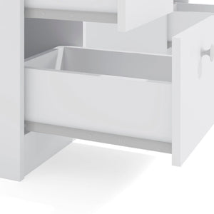 ⚡️NEW Holywood Modern Vanity Table with Mirror and 7 Drawers, White finish #2994 🌷