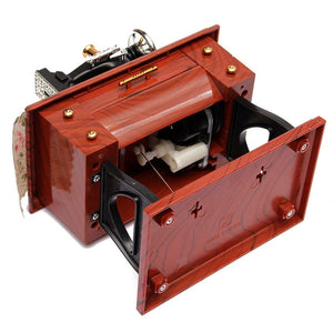 Vintage Treadle Sewing Machine Featherweight Music Box Singer Case Cabinet Accessories NEW
