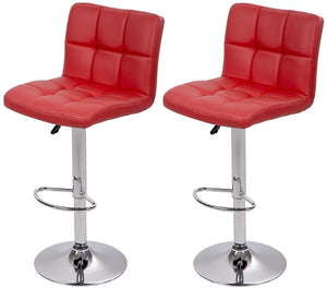 NEW Counter Height Bar Stools Set of 2 Bar Chairs Height Adjustable Swivel