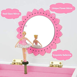 ⚡️NEW ❤️ Ballerina Music Jewelry Box for Little Girls, Cartoon #4078 🌷