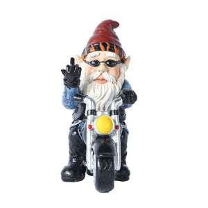 😈 Naughty Motorcycle Garden Gnome Dwarf