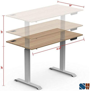 ⚡️NEW 📣 Standing Desk Electric Height Adjustable Computer Desk, 48 x #5648 🌷