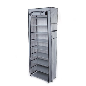 Shoe Rack for Storage and Organizer Grey