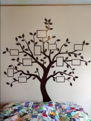 🦋Beautiful Family Tree Wall Decal With Quote For Living Room & Bedroom