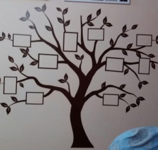 🦋Beautiful Family Tree Wall Decal With Quote For Living Room & Bedroom