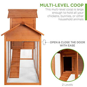 ⚡️NEW HOT 2021 📣 80 in Outdoor Wooden Chicken Coop M