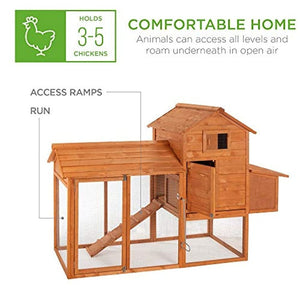 ⚡️NEW HOT 2021 📣 80 in Outdoor Wooden Chicken Coop M