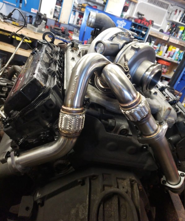 💯NEW BRAND💯Turbocharger Y-Pipe Up Pipe Kit For Ford 6.0L 2003-2007 Powerstroke Diesel