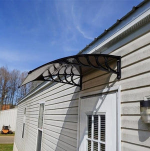 Front Door Awning Rain Cover Canopy Window Rain Cover 40" x 40" Polycarbonate **Brand New**