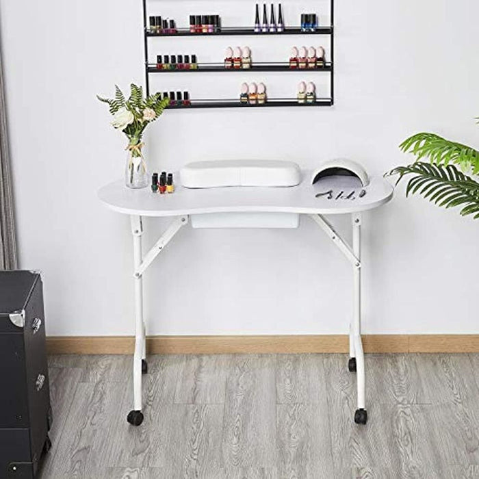 ⚡️NEW HOT 2021 📣 Manicure Nail Table Station - Foldable Nail #8357 🌷
