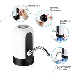 !!5 Gallon!! USB Water Bottle Jug Dispenser Automatic Universal Electric Switch Pump